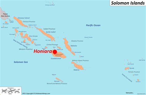 Honiara Map .